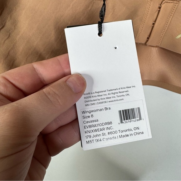 Knix NWT WingWomen Contour Bra Size 8 - Picture 3 of 6